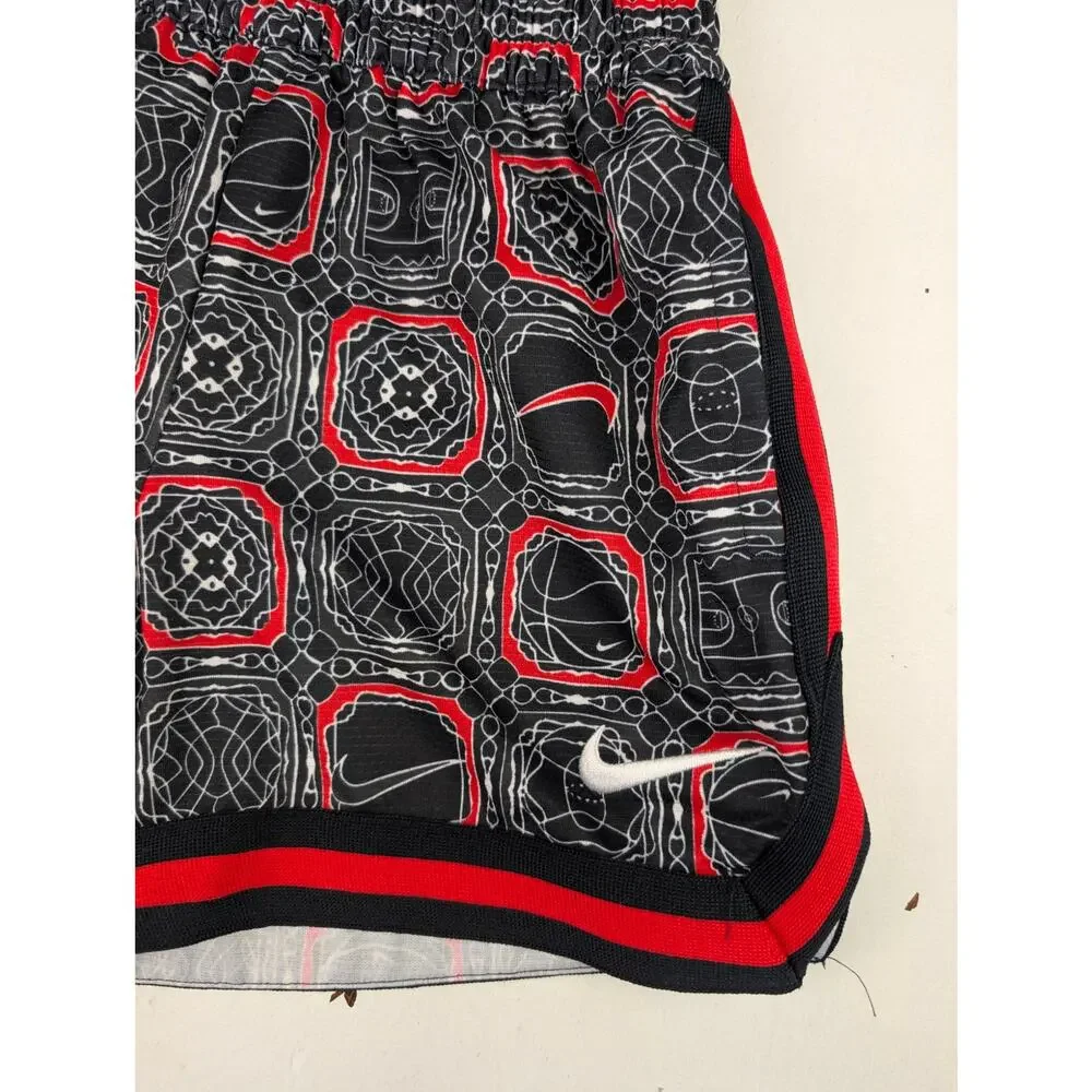 Nike Boys X-Small/Small Shorts & Tee Set - Black/White/Red/Gray